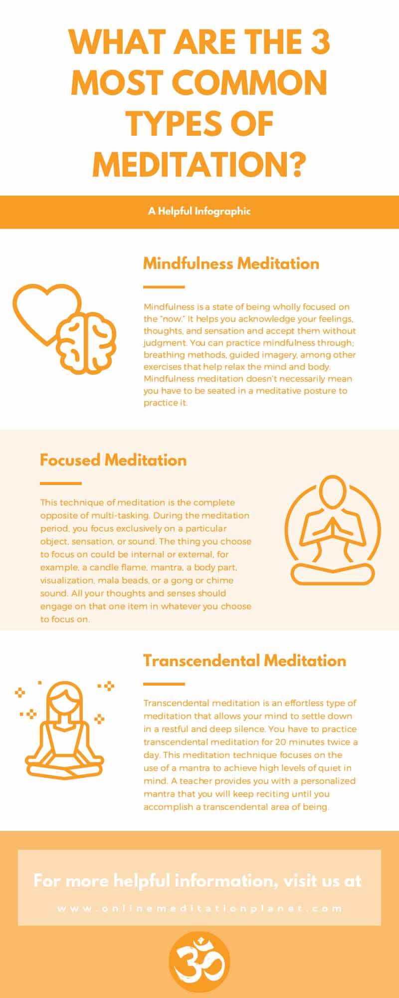 What Are The 3 Most Common Types Of Meditation