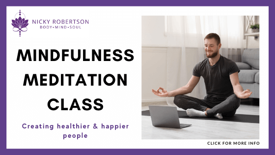 live online meditation classes - Nicky Robertson- Mindfulness Meditation Classes