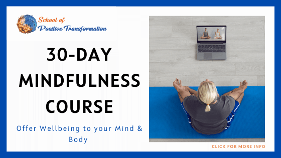 online meditation courses - School of Positive Transformation - 30-Day Mindfulness Course