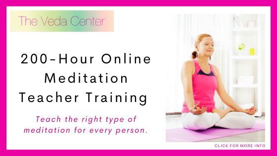 meditation teacher training online - Veda Center